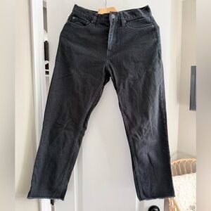 Quiksilver Black Ankle & Cropped Jeans Raw Hem